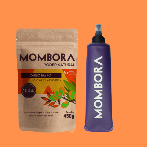 KIT - Pré Treino - Abacaxi, Cajá e Hortelã   Soft Flask 300ml