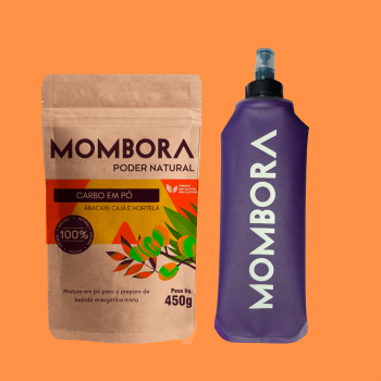 KIT - Pré Treino - Abacaxi, Cajá e Hortelã  + Soft Flask 500ml