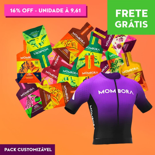 Pack Energia Brasileira: 24 sachês + Jersey Ciclismo