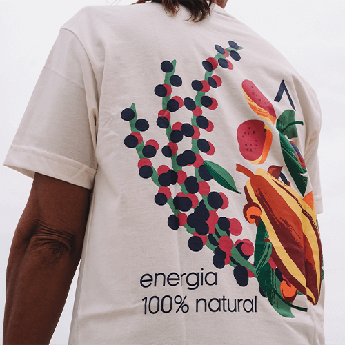 Camiseta Casual Energia 100% Natural