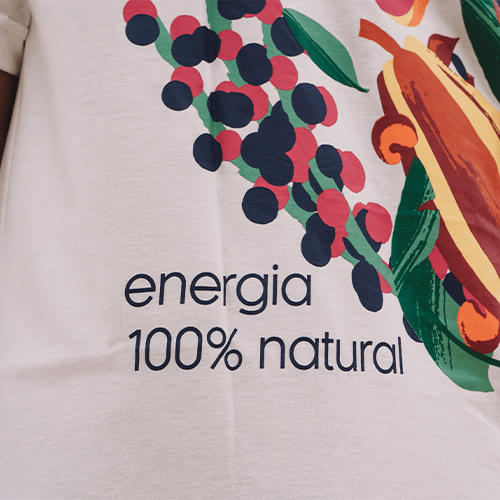 Camiseta Casual Energia 100% Natural