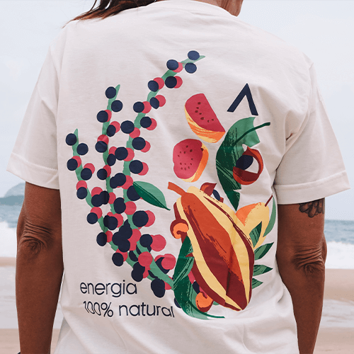 Camiseta Casual Energia 100% Natural