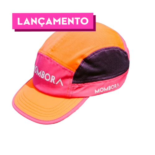 Boné Five Panel - Aba Reta Colorido Rosa