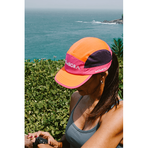 Boné Five Panel - Aba Reta Colorido Rosa